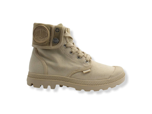 PALLADIUM Baggy Anfibio Canvas Risvolto Beige Sahara Safari 92353-221 - Sandrini Calzature e Abbigliamento