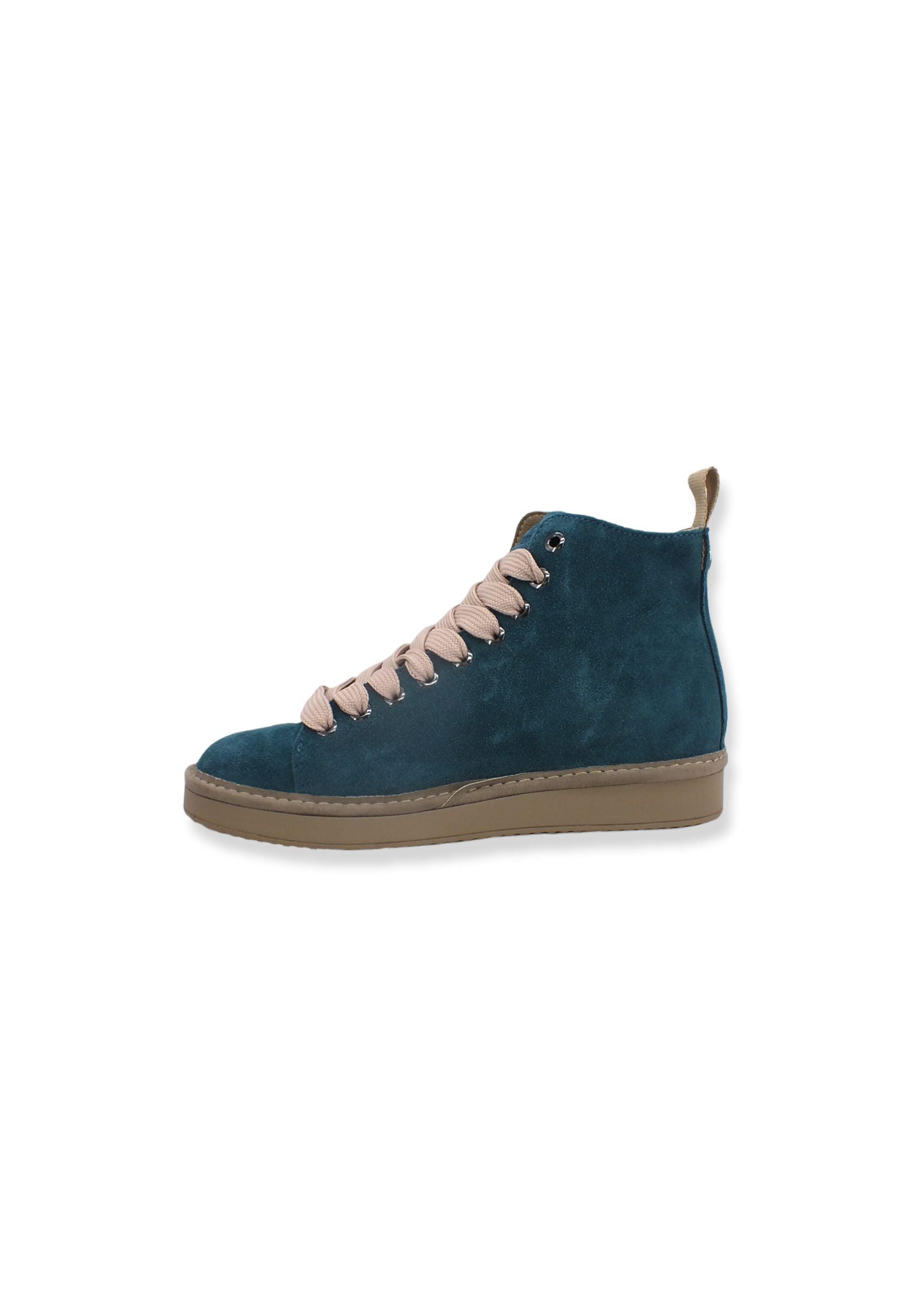PAN CHIC Ankle Boot Sneaker Donna Verde Petrol Powder Pink P01W1400200005 - Sandrini Calzature e Abbigliamento