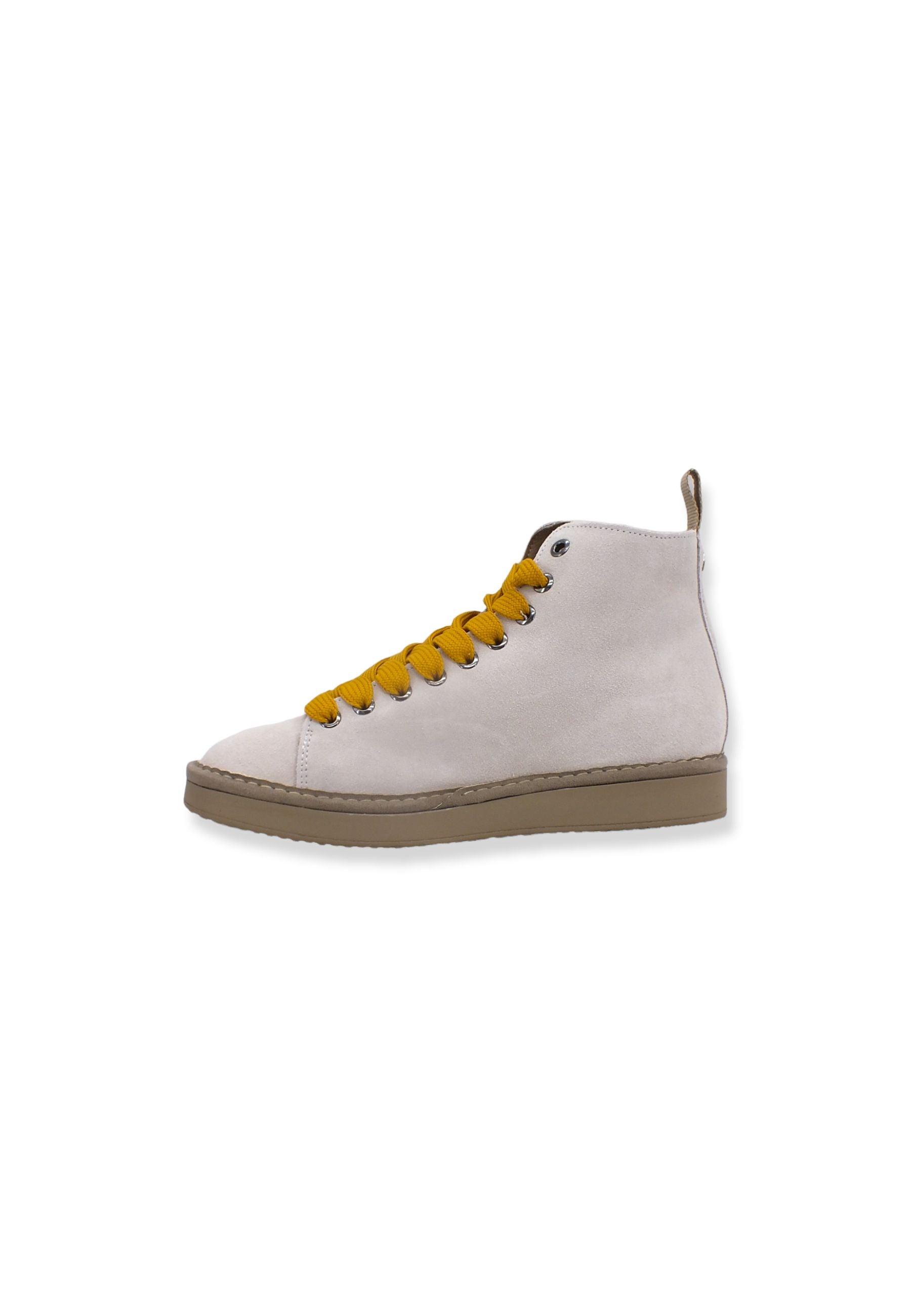 PAN CHIC Ankle Boot Sneaker Donna Whitecap Yellow P01W1400200005 - Sandrini Calzature e Abbigliamento