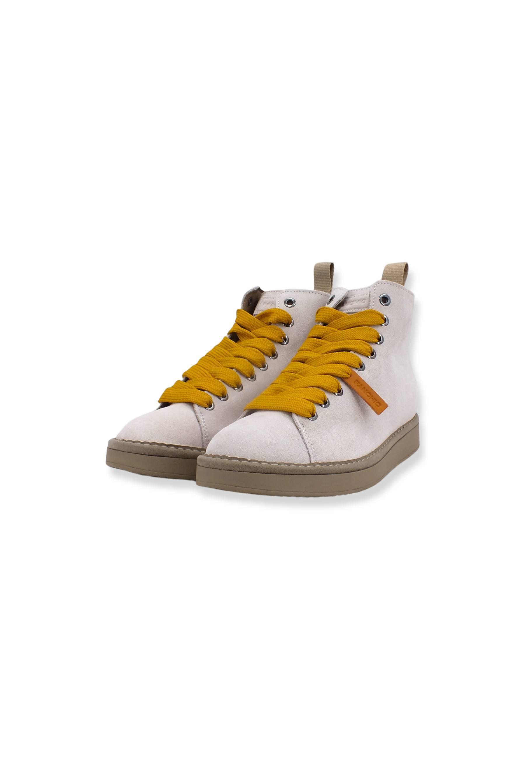 PAN CHIC Ankle Boot Sneaker Donna Whitecap Yellow P01W1400200005 - Sandrini Calzature e Abbigliamento