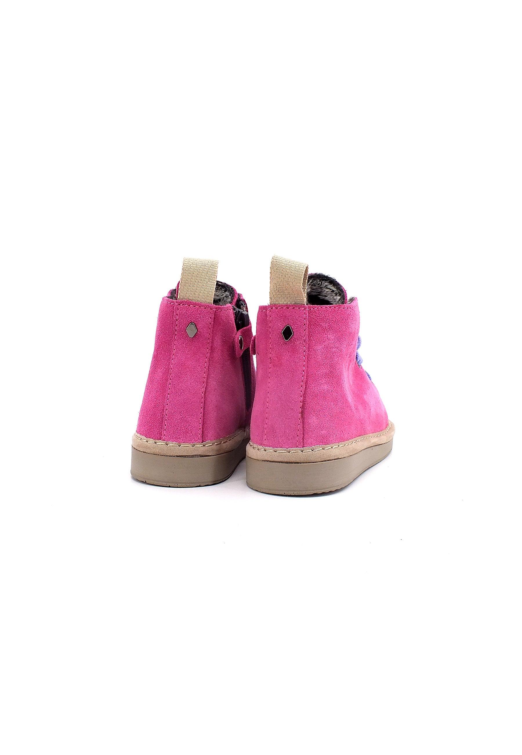 PAN CHIC Ankle Boot Sneaker Pelo Bimbo Dancing Pink Urban Violet P01B1400200006 - Sandrini Calzature e Abbigliamento