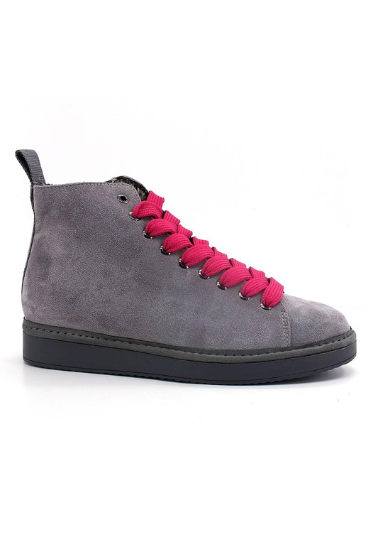 PAN CHIC Ankle Boot Sneaker Pelo Donna Grey Fuchsia P01W1400200006 - Sandrini Calzature e Abbigliamento