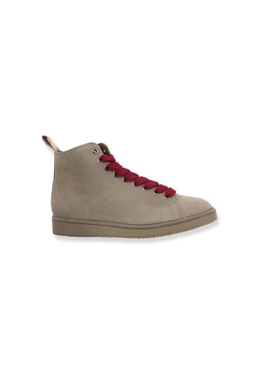 PAN CHIC Ankle Boot Sneaker Uomo Dove Grey Biking Red P01M1400200005 - Sandrini Calzature e Abbigliamento