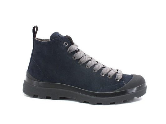 PAN CHIC Ankle Boot Suede Sneaker Stivaletto Cobalt Grey P03M1503700017 - Sandrini Calzature e Abbigliamento