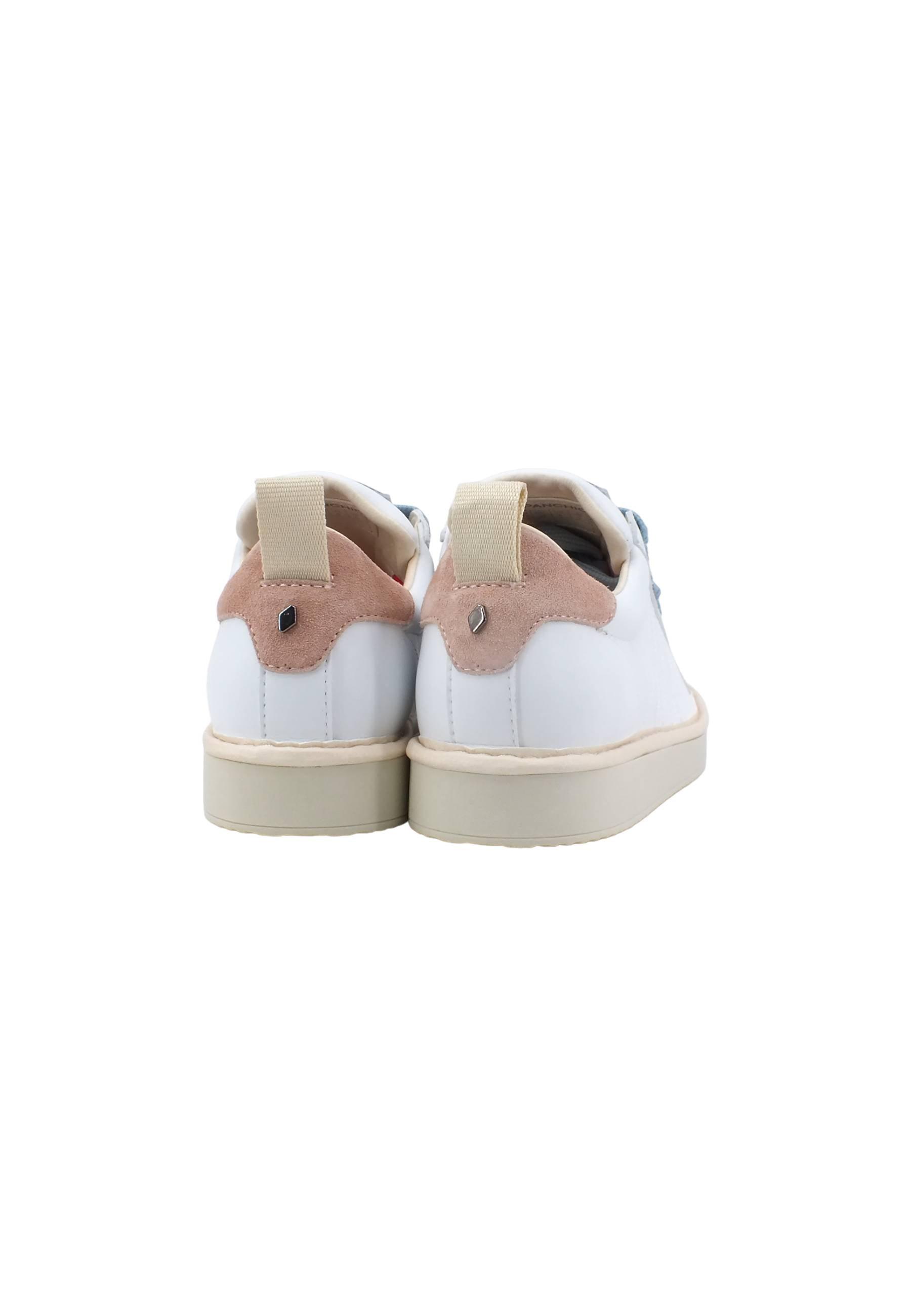 PAN CHIC Sneaker Donna White Baby Rose Azure P01W00200243007 - Sandrini Calzature e Abbigliamento