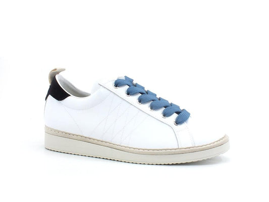 PAN CHIC Sneaker Pelle Lace - Up White Denim P01M1600100183 - Sandrini Calzature e Abbigliamento