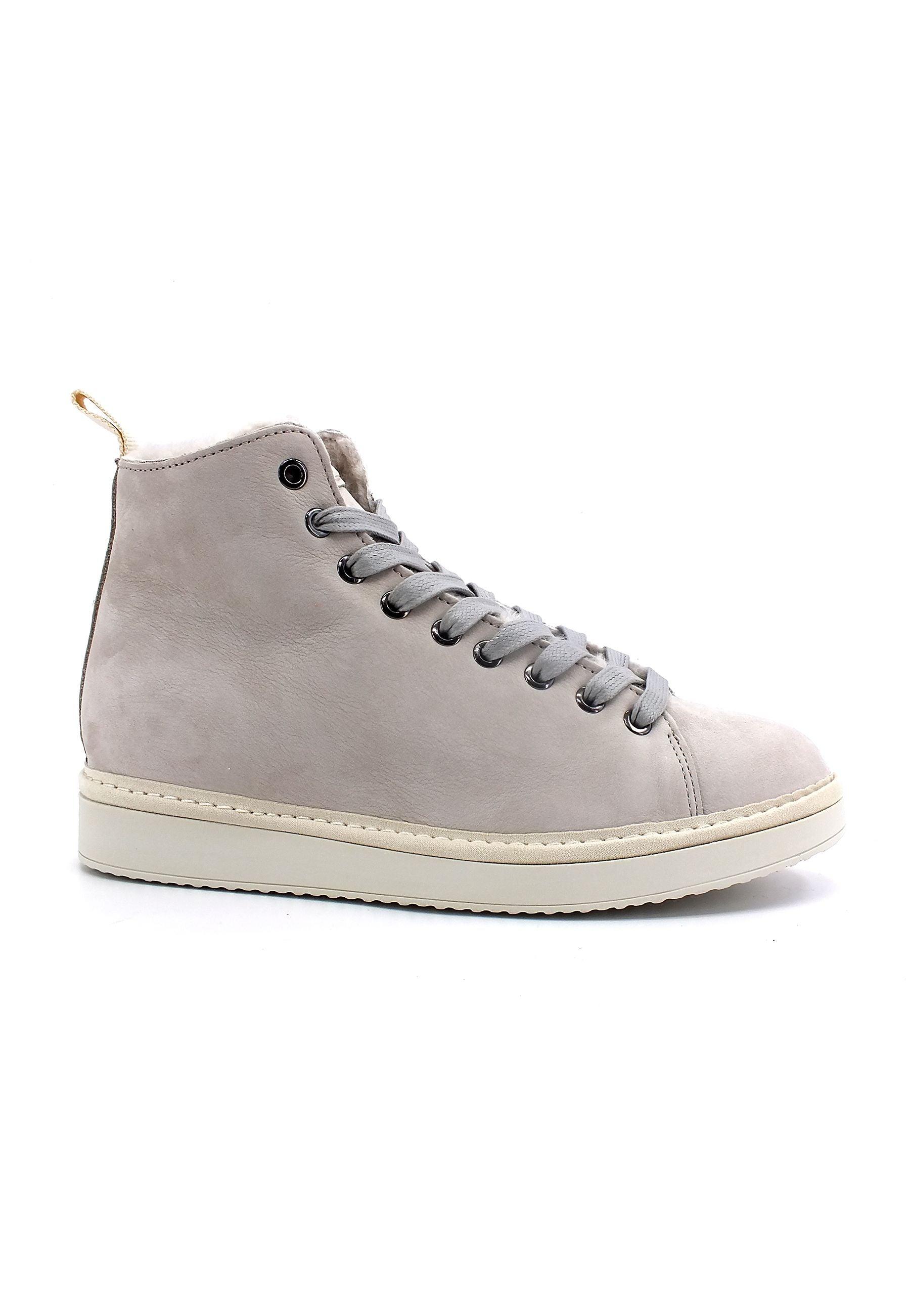 PAN CHIC Sneaker Pelo Montone Donna Dove Grey P01W1400200004 - Sandrini Calzature e Abbigliamento