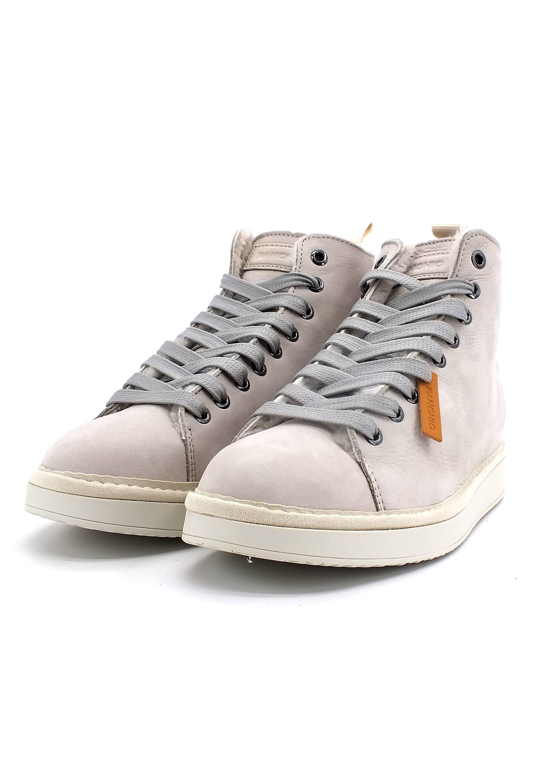 PAN CHIC Sneaker Pelo Montone Donna Dove Grey P01W1400200004 - Sandrini Calzature e Abbigliamento