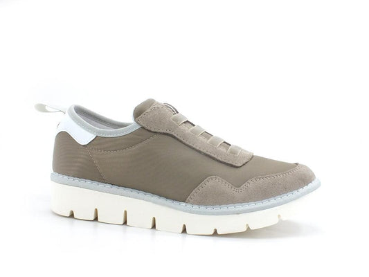PAN CHIC Sneaker Slip On Suede Dove Grey P05W1601000018 - Sandrini Calzature e Abbigliamento