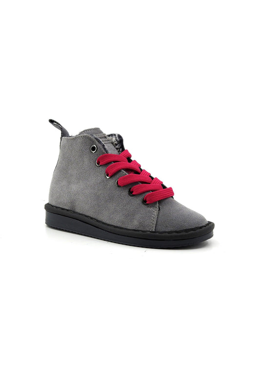 PAN CHIC Stivaletto Pelo Bimbo Grey Fuchsia P01K007-00332000 - Sandrini Calzature e Abbigliamento