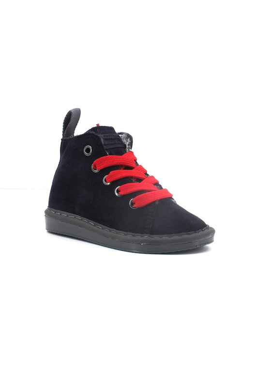 PAN CHIC Stivaletto Pelo Bimbo Space Blue Red P01B007-00332094 - Sandrini Calzature e Abbigliamento