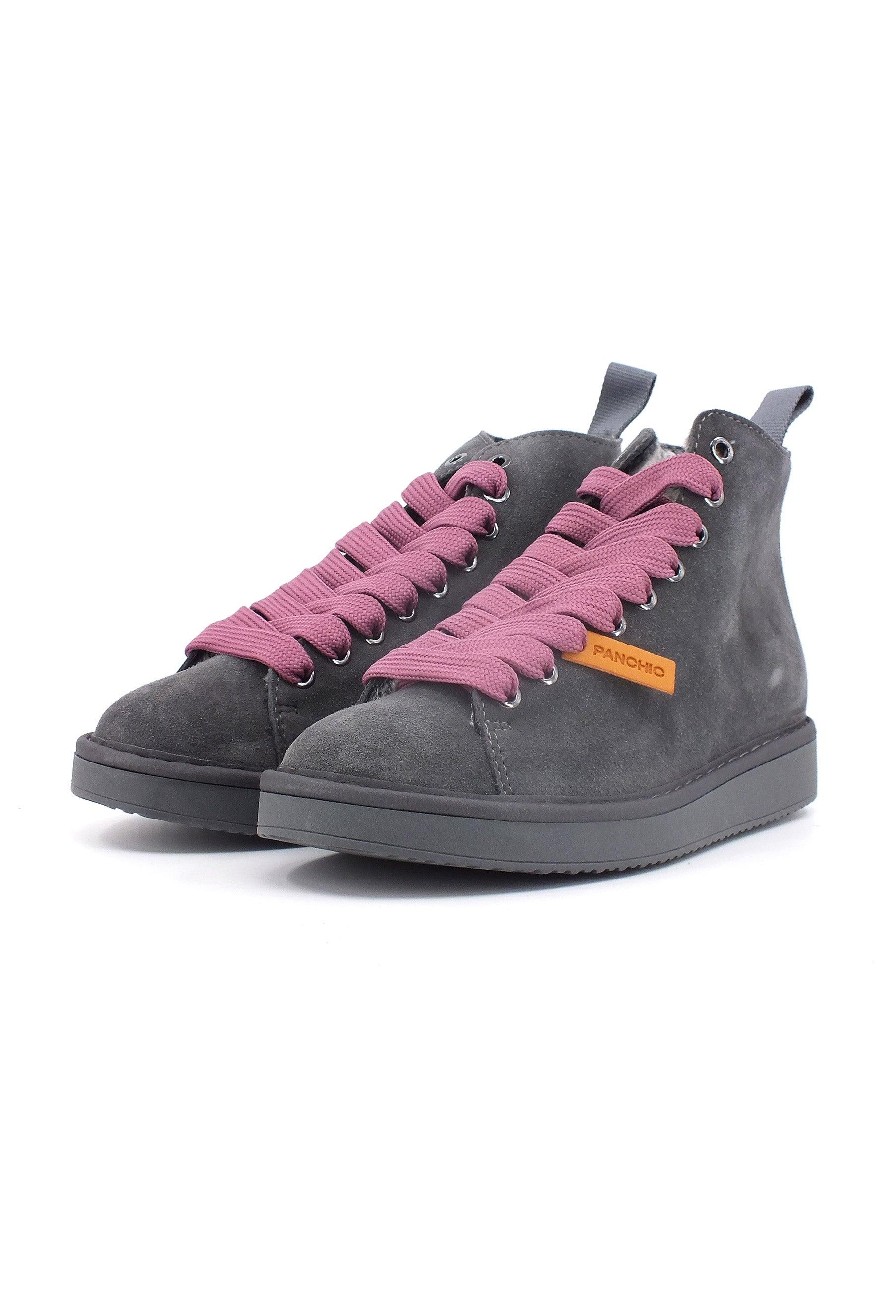 PAN CHIC Stivaletto Pelo Donna Anthracite Brown Rose P01W007-00332053 - Sandrini Calzature e Abbigliamento