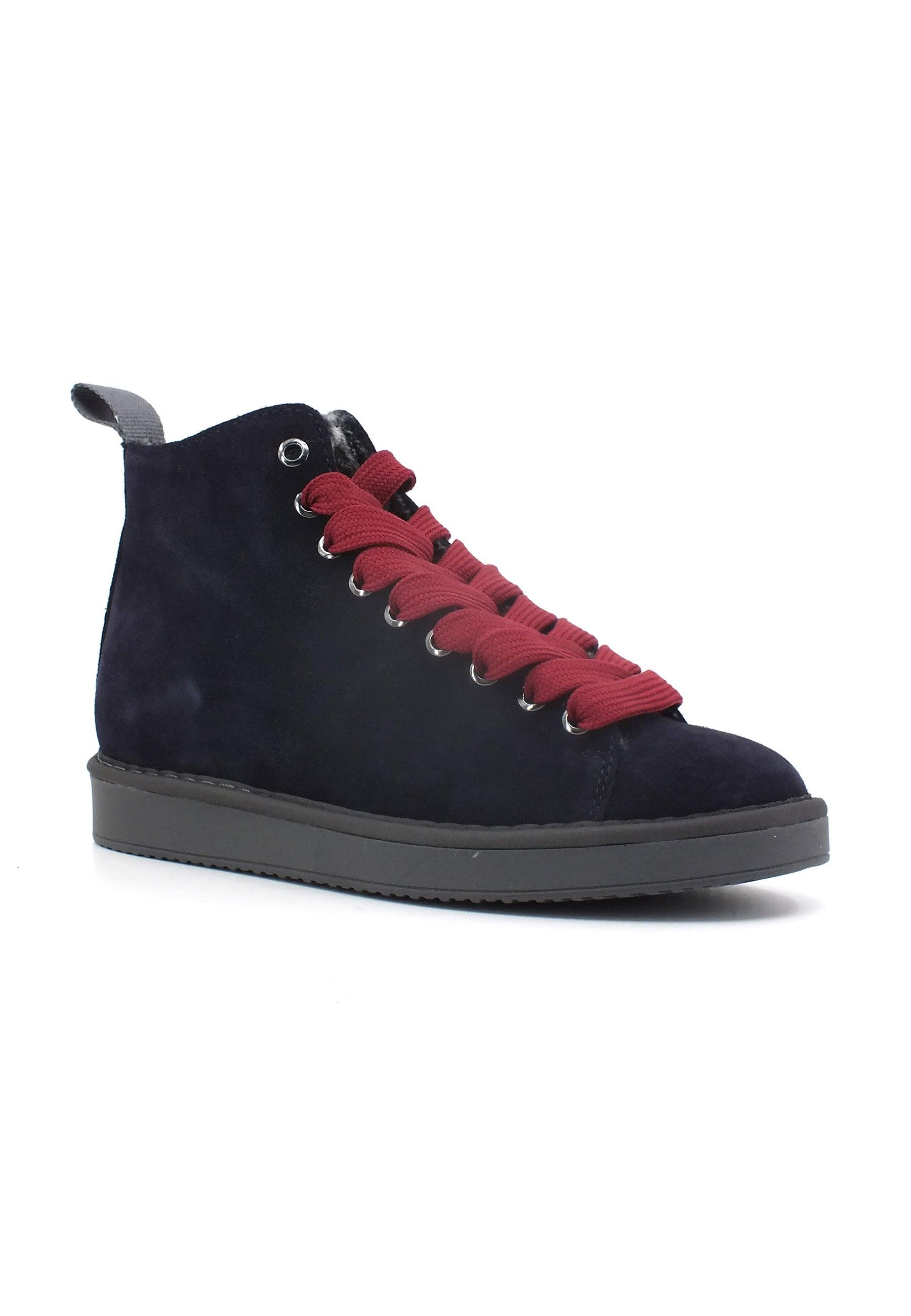 PAN CHIC Stivaletto Pelo Donna Space Blue Biking Red P01W007-00332095 - Sandrini Calzature e Abbigliamento
