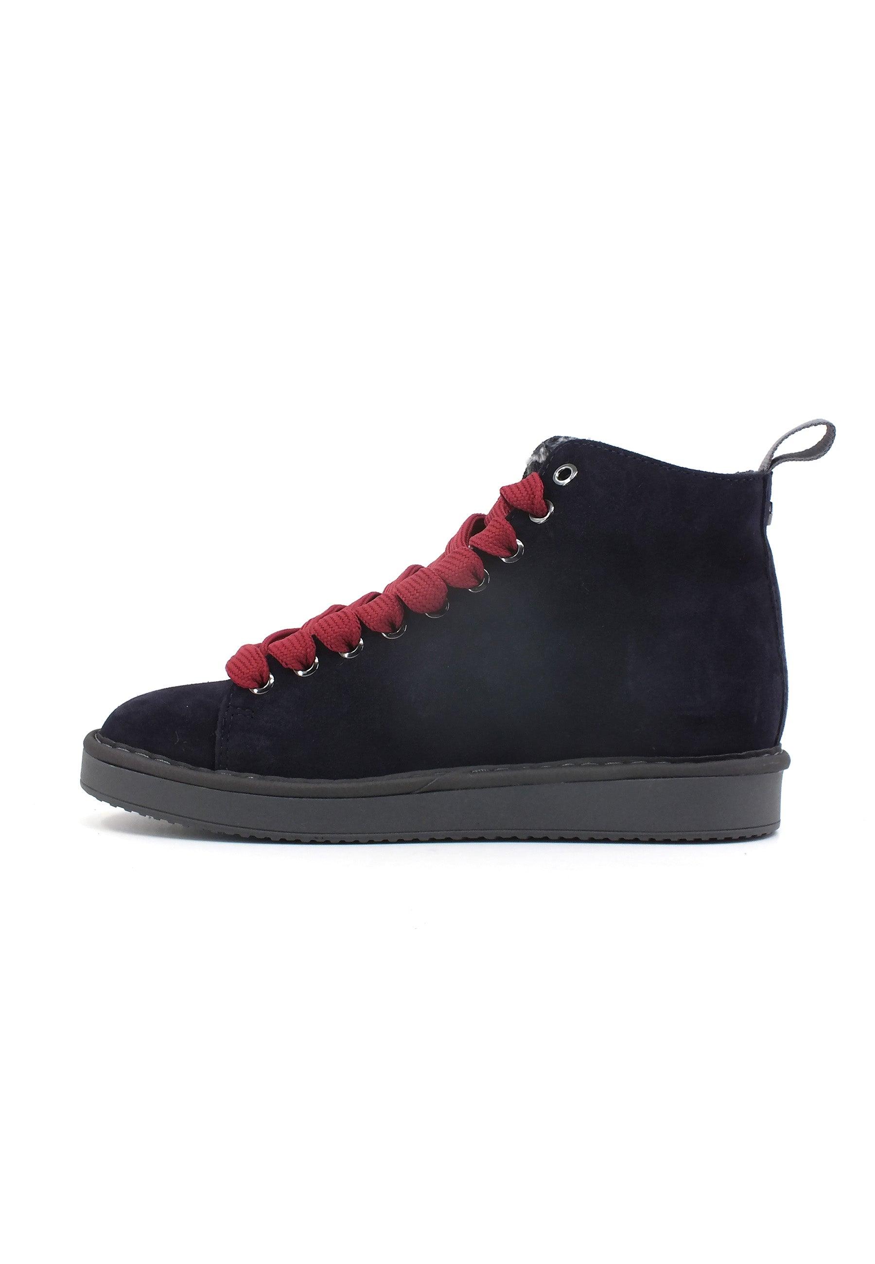 PAN CHIC Stivaletto Pelo Donna Space Blue Biking Red P01W007-00332095 - Sandrini Calzature e Abbigliamento
