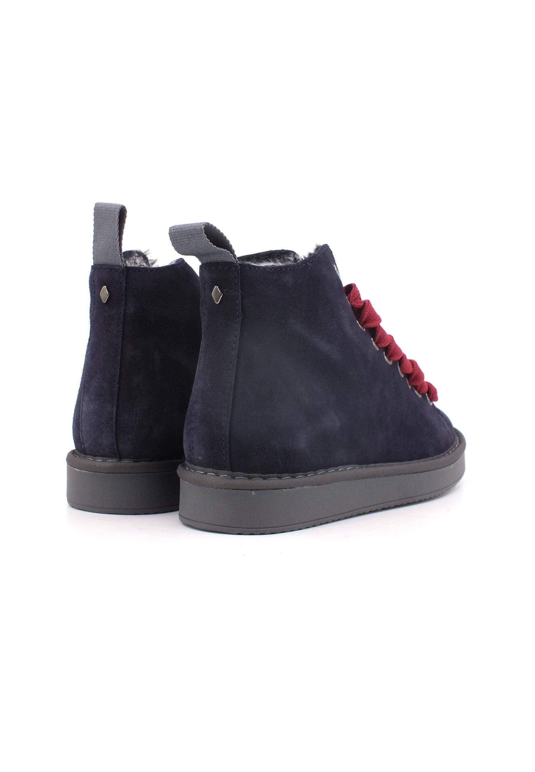 PAN CHIC Stivaletto Pelo Donna Space Blue Biking Red P01W007-00332095 - Sandrini Calzature e Abbigliamento