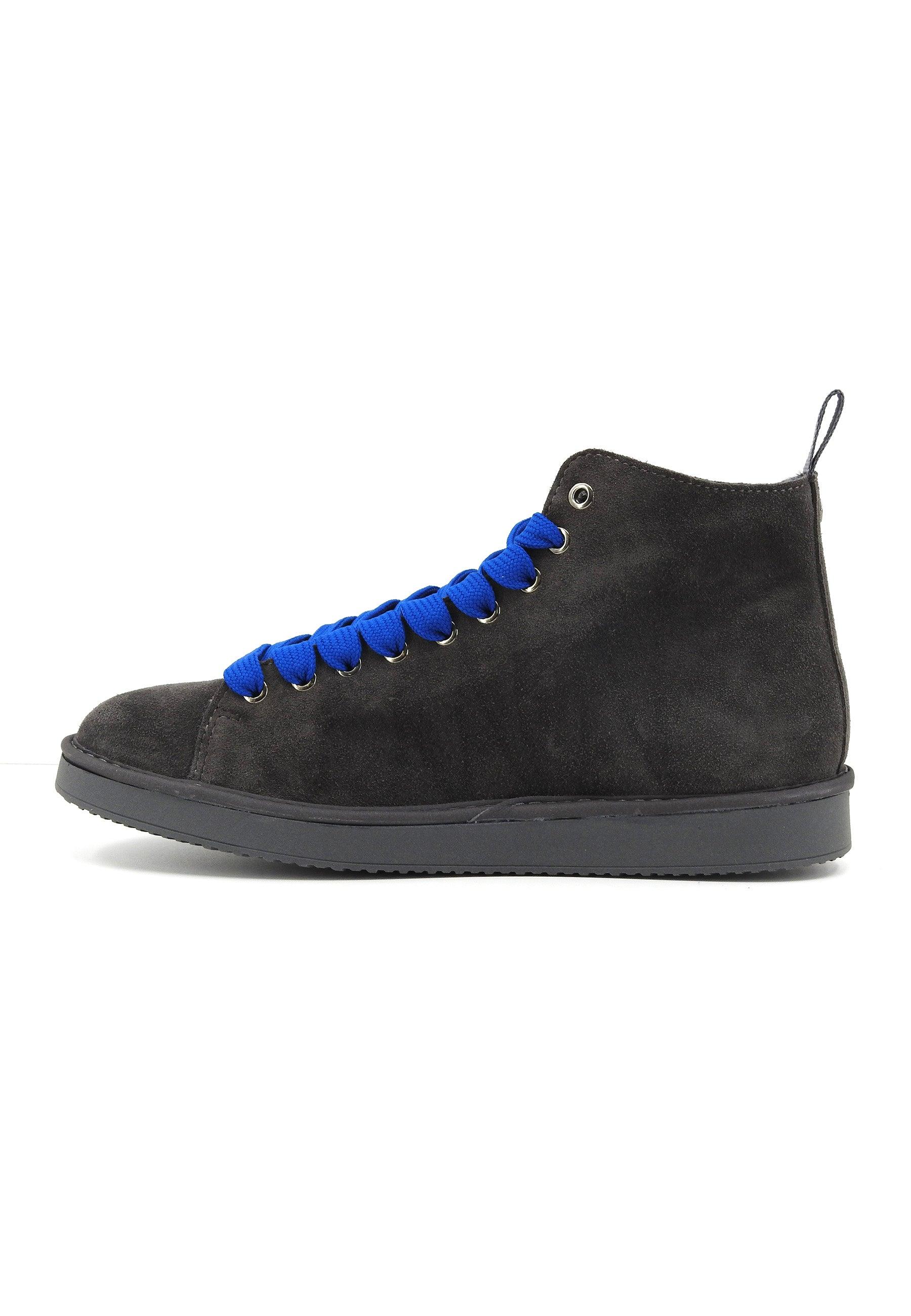 PAN CHIC Stivaletto Pelo Uomo Anthracite Elctric Blue P01M007-00332001 - Sandrini Calzature e Abbigliamento