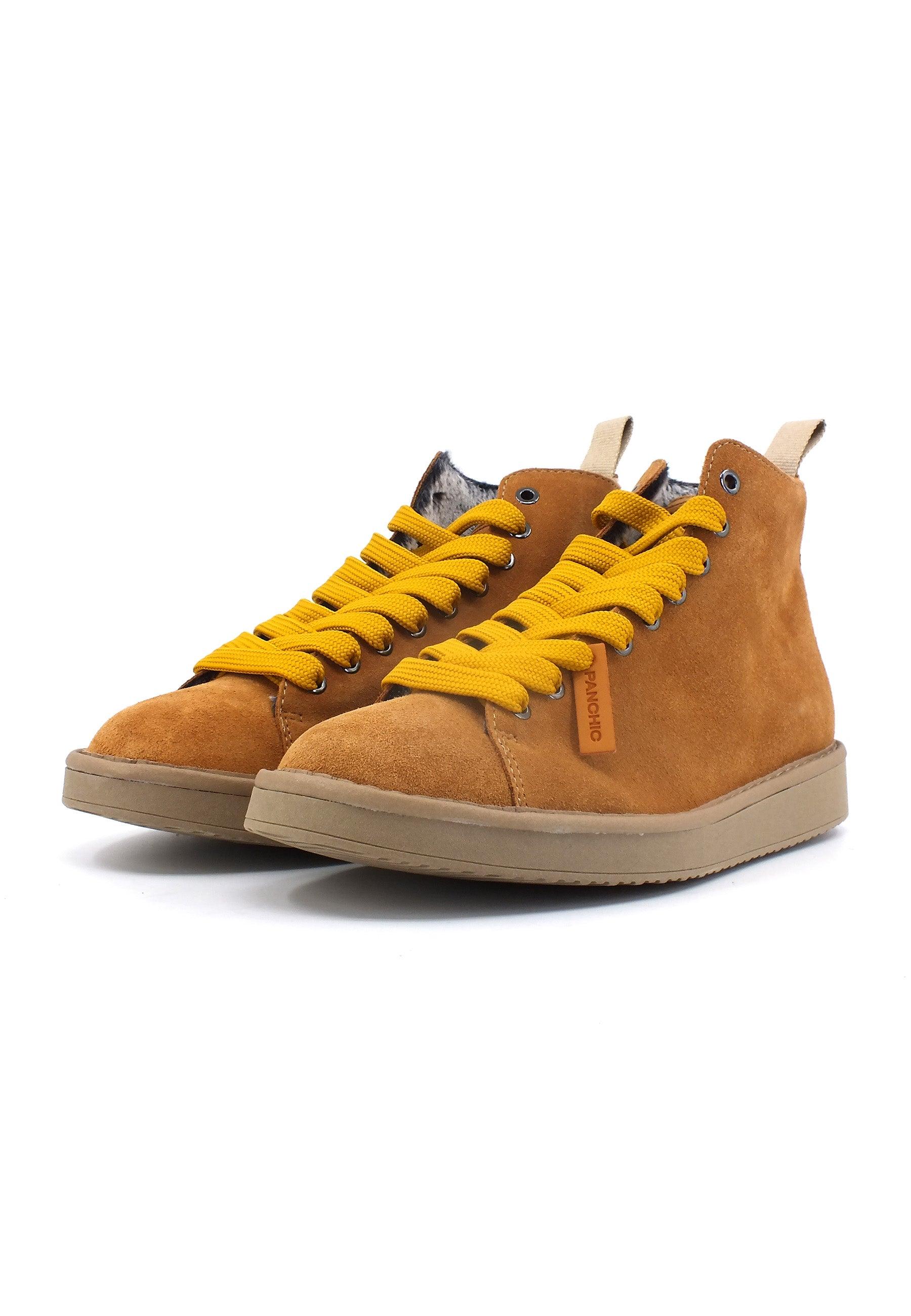 PAN CHIC Stivaletto Pelo Uomo Brown Sugar Yellow P01M007-00332068 - Sandrini Calzature e Abbigliamento