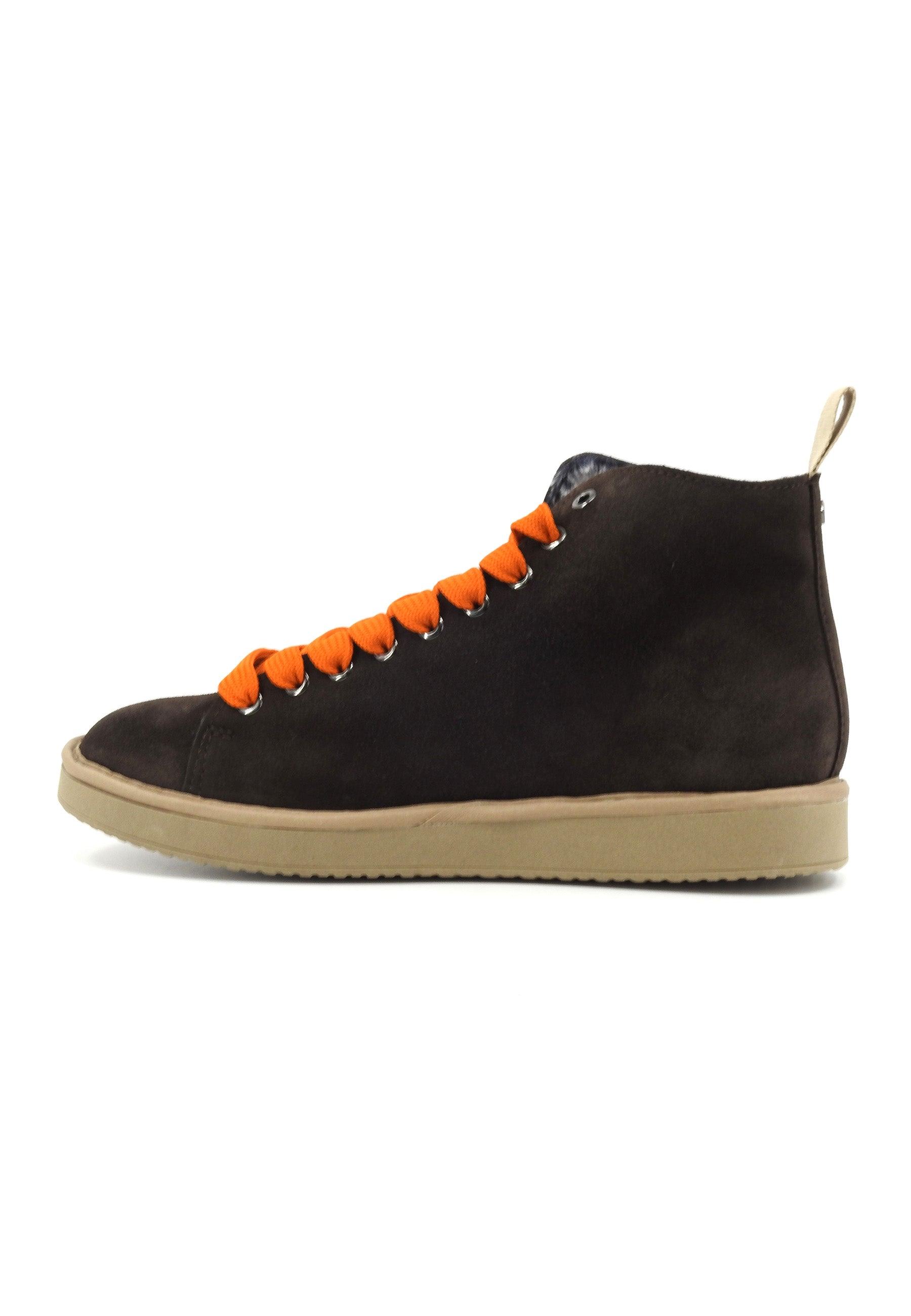 PAN CHIC Stivaletto Pelo Uomo Ebony Burnt Orange P01M007-00332065 - Sandrini Calzature e Abbigliamento