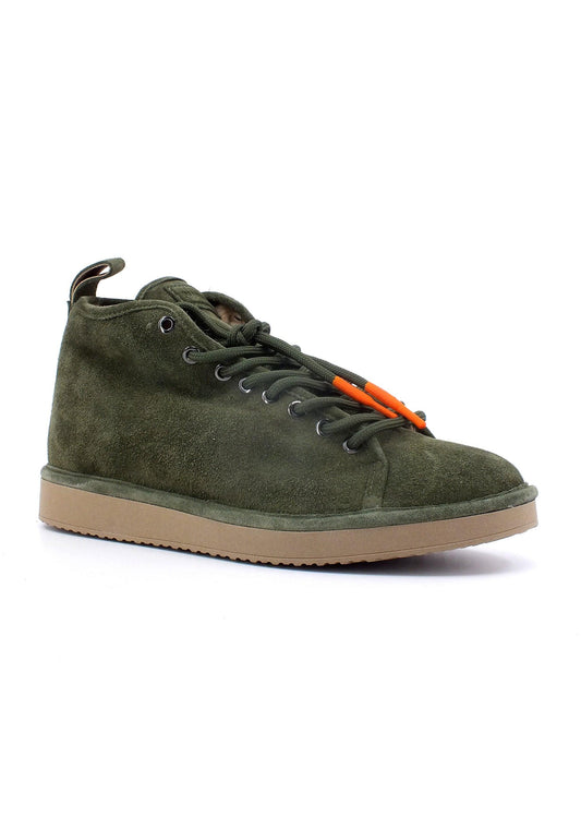 PAN CHIC Stivaletto Pelo Uomo Military Green P01M009-0046U007 - Sandrini Calzature e Abbigliamento