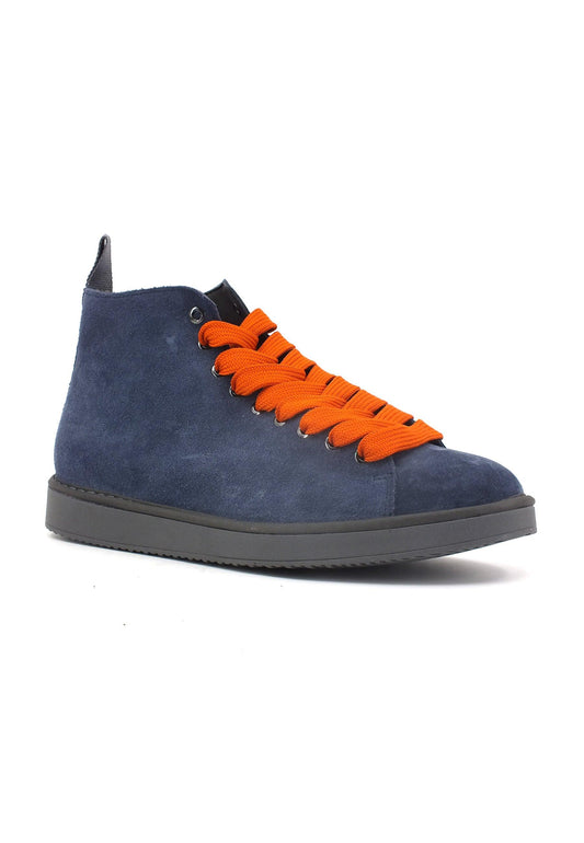 PAN CHIC Stivaletto Uomo Dark Blue Burnt Orange P01M007-00342139 - Sandrini Calzature e Abbigliamento