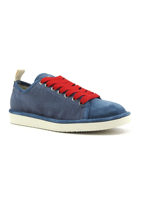 PANCHIC Sneaker Uomo Denim Basic Blue Red P01M012-00633021 - Sandrini Calzature e Abbigliamento