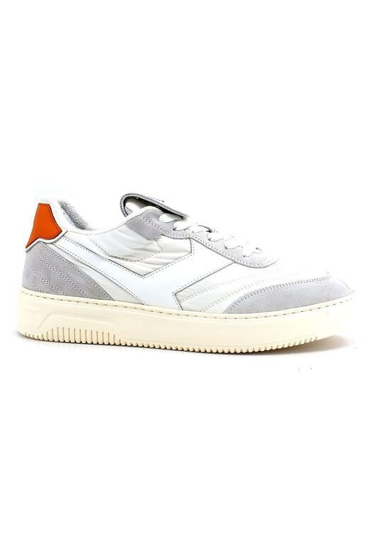 PANTOFOLA D'ORO Sneaker Uomo Bianco Grigio Arancio PDL2WU - Sandrini Calzature e Abbigliamento