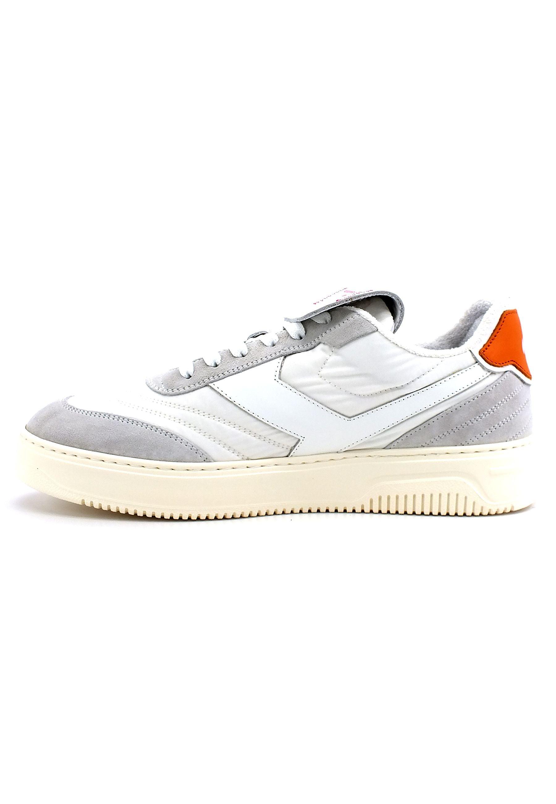 PANTOFOLA D'ORO Sneaker Uomo Bianco Grigio Arancio PDL2WU - Sandrini Calzature e Abbigliamento