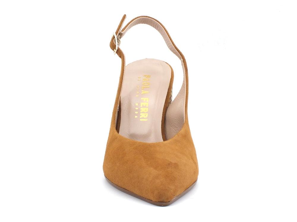 PAOLA FERRI Sandalo Cuoio Naturale D5212 - Sandrini Calzature e Abbigliamento