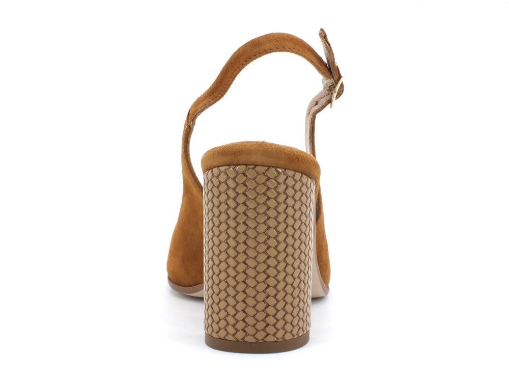 PAOLA FERRI Sandalo Cuoio Naturale D5212 - Sandrini Calzature e Abbigliamento
