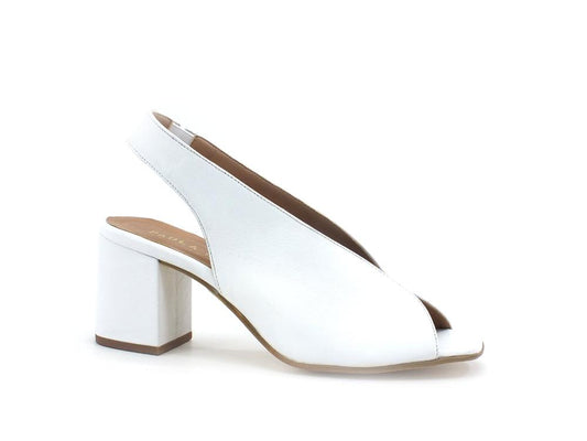 PAOLA FERRI Shanty Sandalo Open Toe Tacco Bianco D5259 - Sandrini Calzature e Abbigliamento