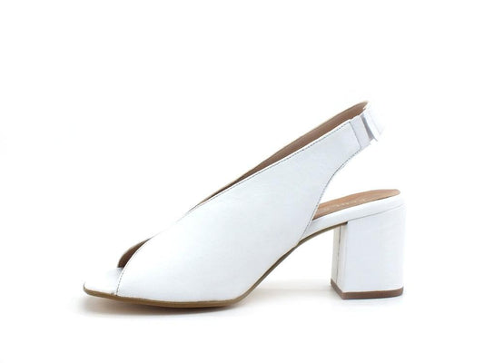 PAOLA FERRI Shanty Sandalo Open Toe Tacco Bianco D5259 - Sandrini Calzature e Abbigliamento