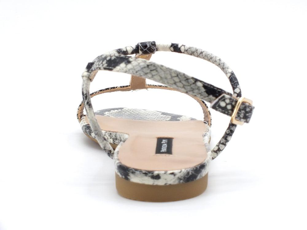 PATRIZIA PEPE Sandalo Listini Stampa Pitone Natural Python 2VA249-A7Z9 - Sandrini Calzature e Abbigliamento