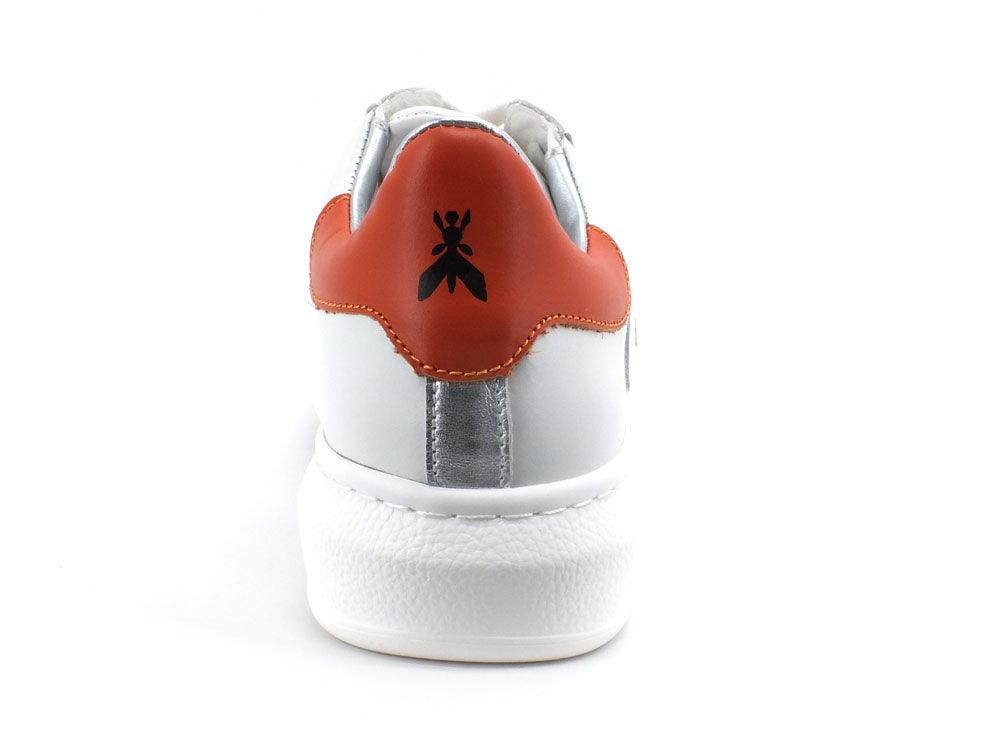 PATRIZIA PEPE Sneaker Logo Ape White Orange Bianco CZ9708L011-FB03 - Sandrini Calzature e Abbigliamento