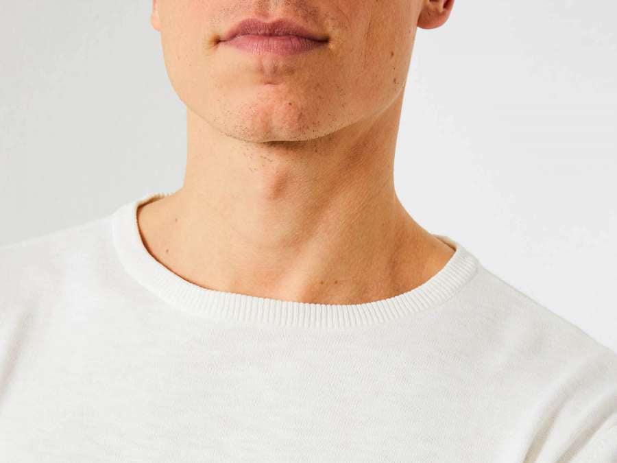 PETROL Maglia Girocollo Bianco M-1000-KWR274 - Sandrini Calzature e Abbigliamento