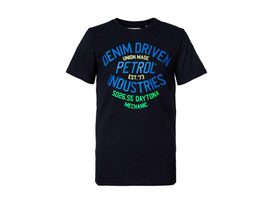 PETROL T-Shirt Logo Black Multi M-1000-TSR603 - Sandrini Calzature e Abbigliamento