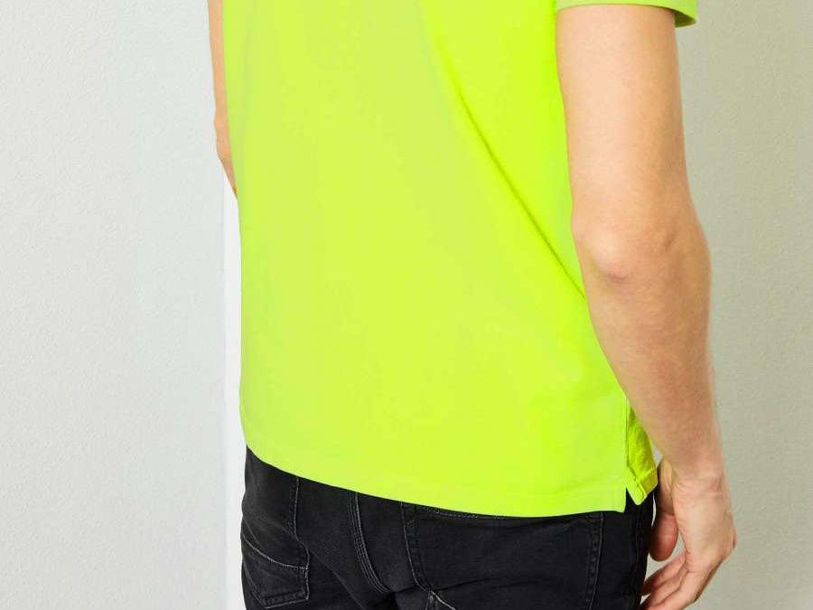 PETROL T-Shirt Polo Giallo Fluo M-1000-POL900 - Sandrini Calzature e Abbigliamento