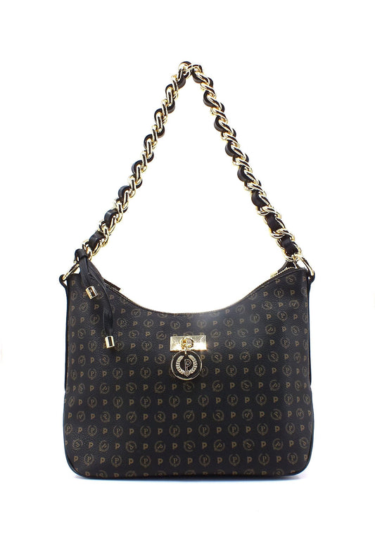 POLLINI Borsa Hobo Small Nero TE8517PP0HQ1100A - Sandrini Calzature e Abbigliamento