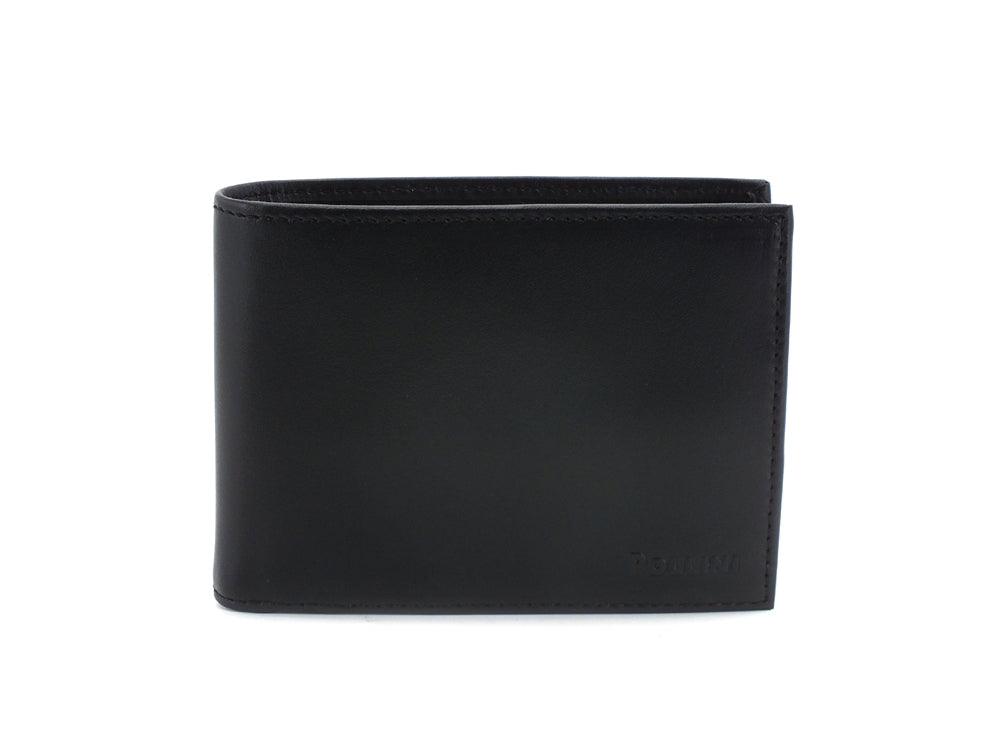POLLINI PORTAFOGLIO UOMO PELLE NERO PF9170PP07BD100A - Sandrini Calzature e Abbigliamento