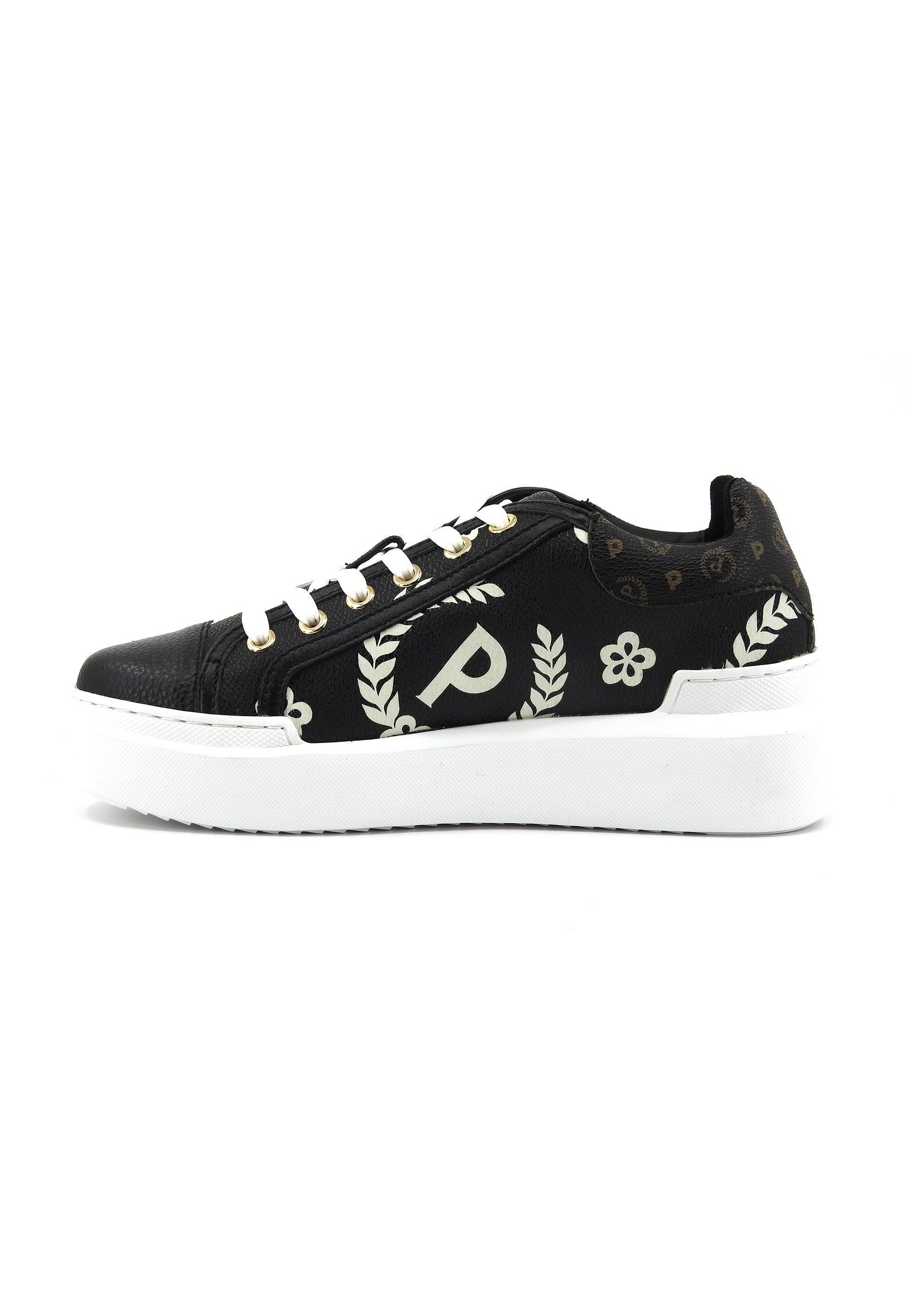 POLLINI Sneaker Donna Nero TE15274G0FQ1E00A - Sandrini Calzature e Abbigliamento