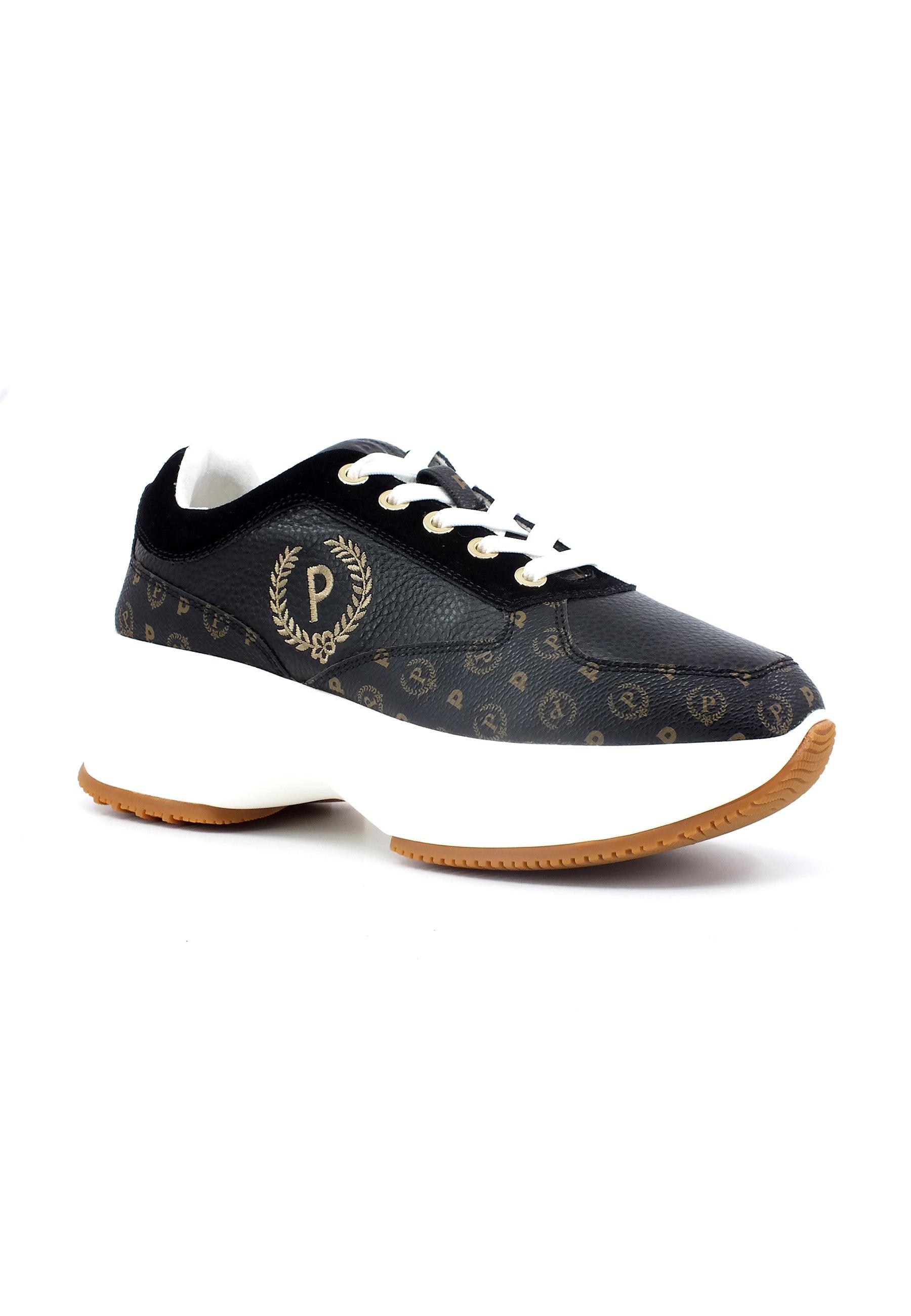 POLLINI Sneaker Platform Donna Nero TA15477G0HQ1100A - Sandrini Calzature e Abbigliamento