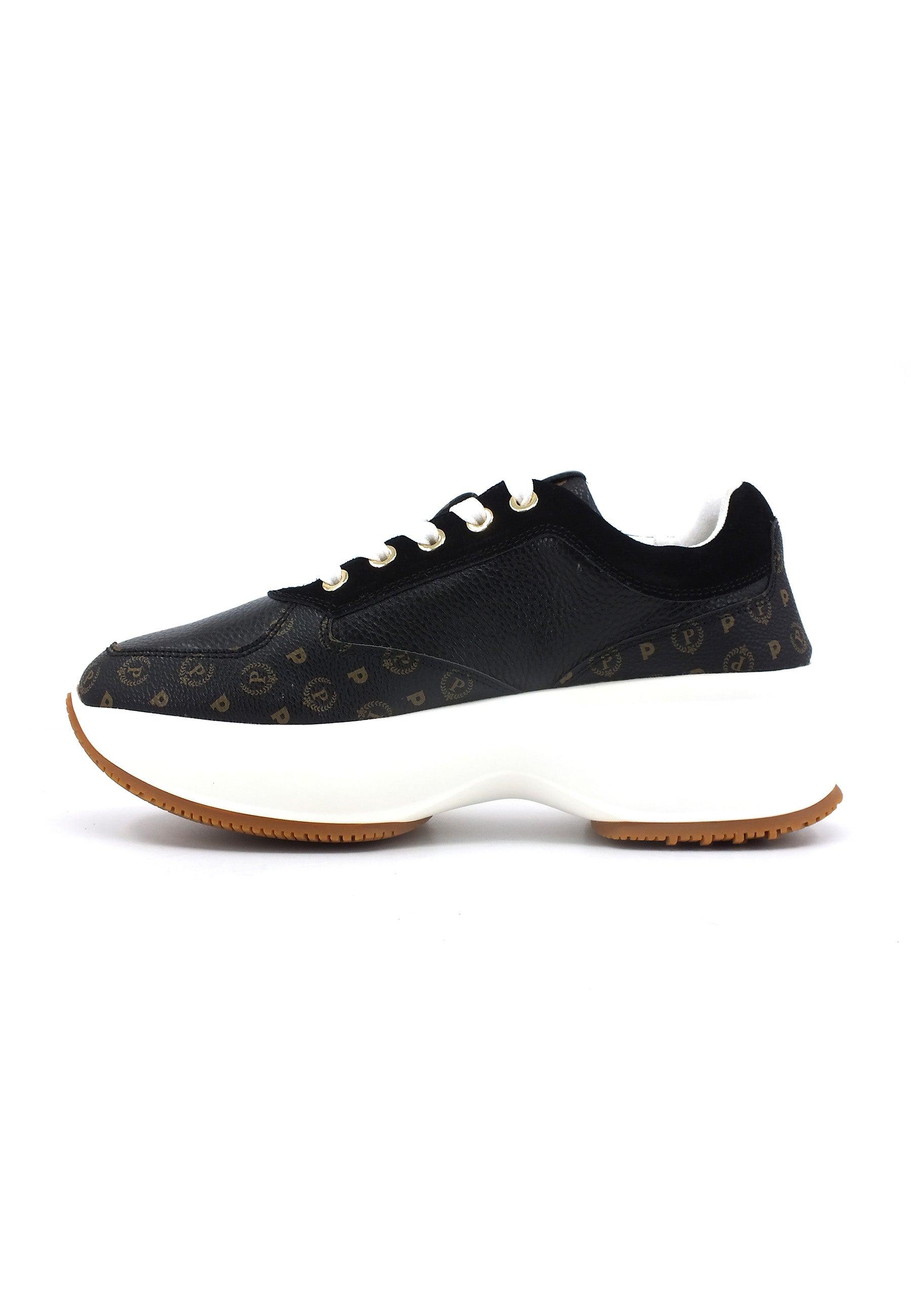 POLLINI Sneaker Platform Donna Nero TA15477G0HQ1100A - Sandrini Calzature e Abbigliamento