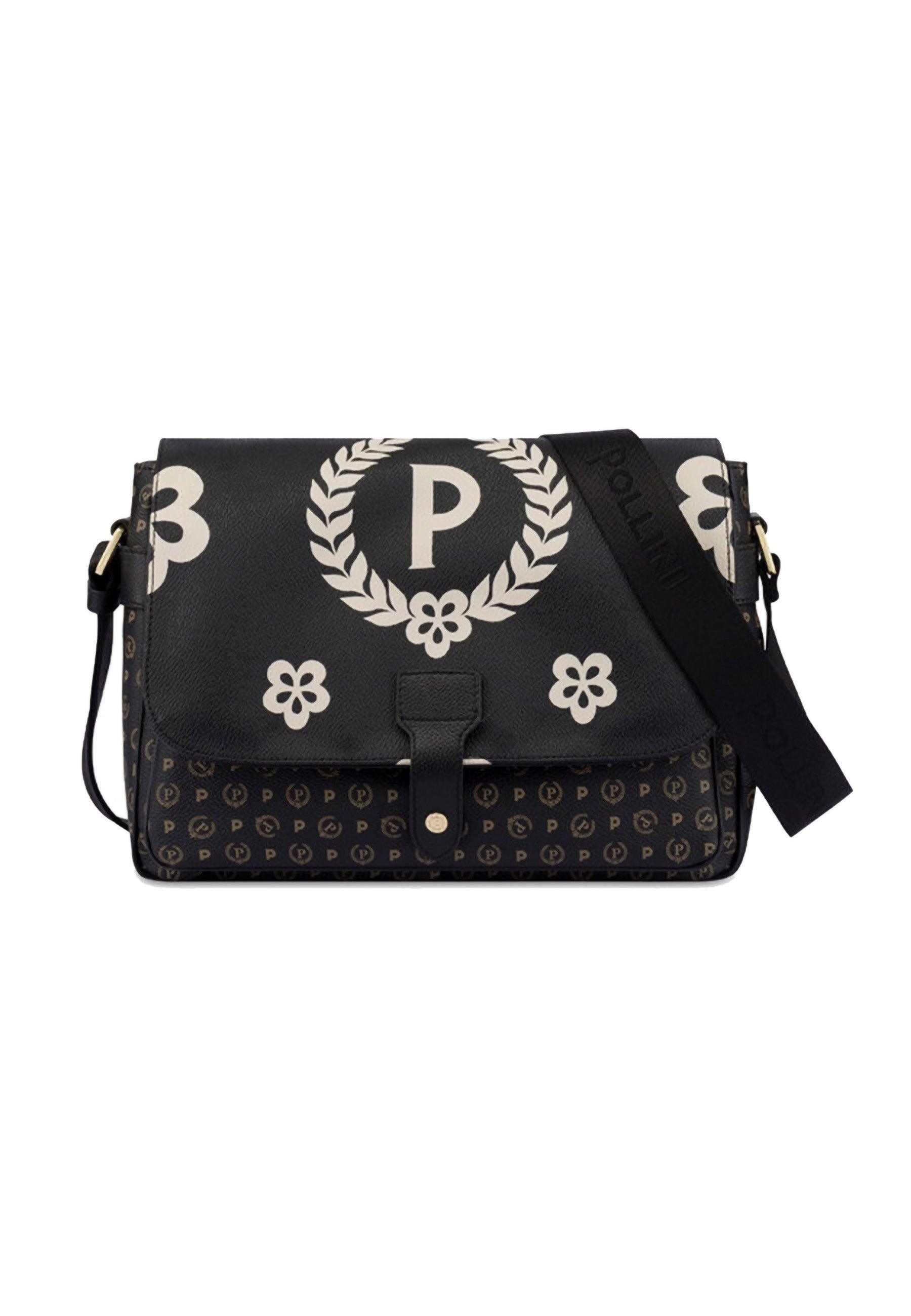 POLLINI Tracolla Big Nero TE8449PP0AQ1E00A - Sandrini Calzature e Abbigliamento