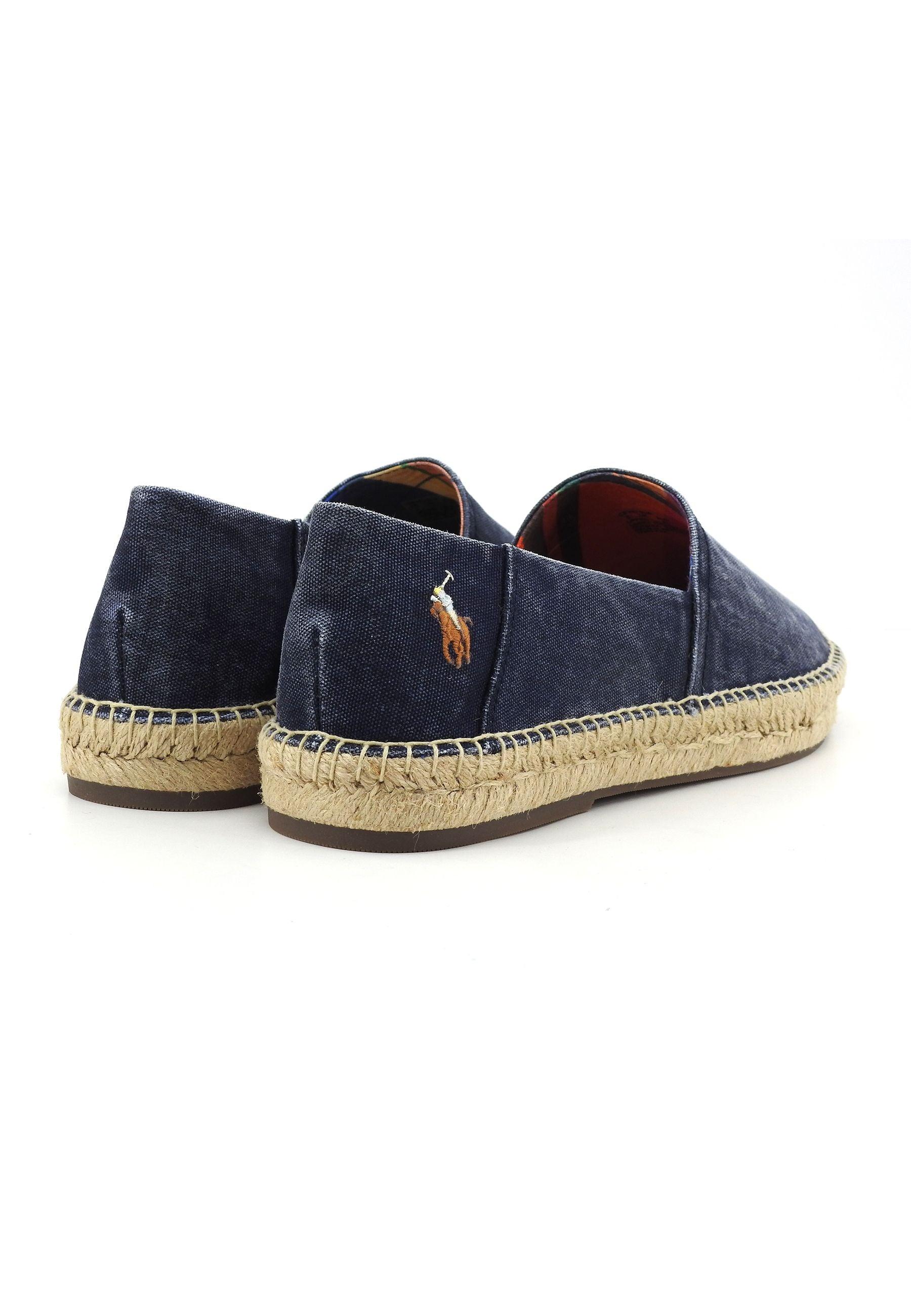 POLO RALPH LAUREN Cevio Espadrillas Uomo Navy 803932163001 - Sandrini Calzature e Abbigliamento
