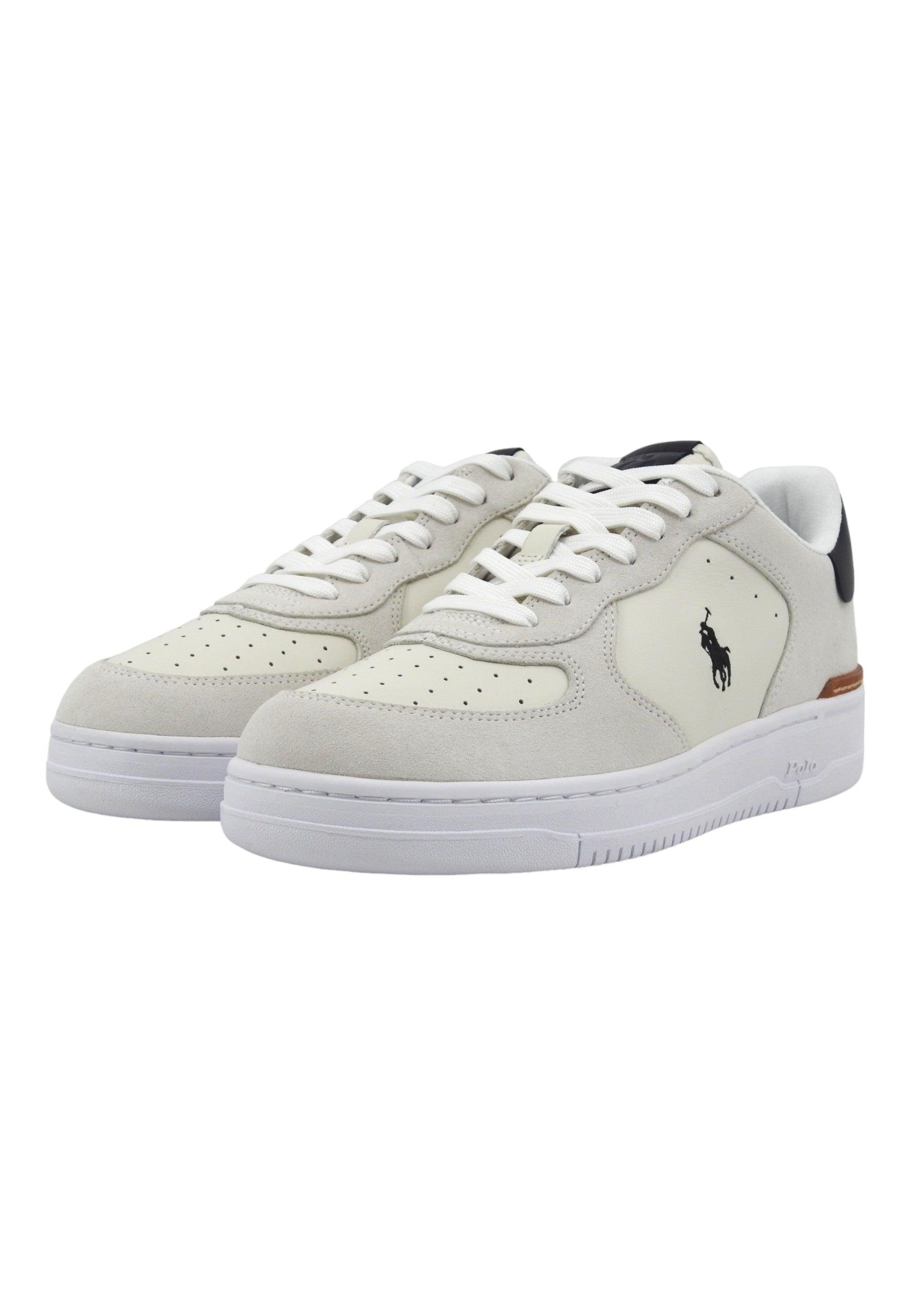 POLO RALPH LAUREN Sneaker Uomo Bianco Multi 809923935001 - Sandrini Calzature e Abbigliamento