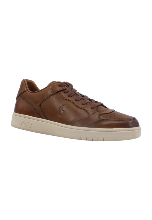 POLO RALPH LAUREN Sneaker Uomo Marrone Snuff 809860967001 - Sandrini Calzature e Abbigliamento