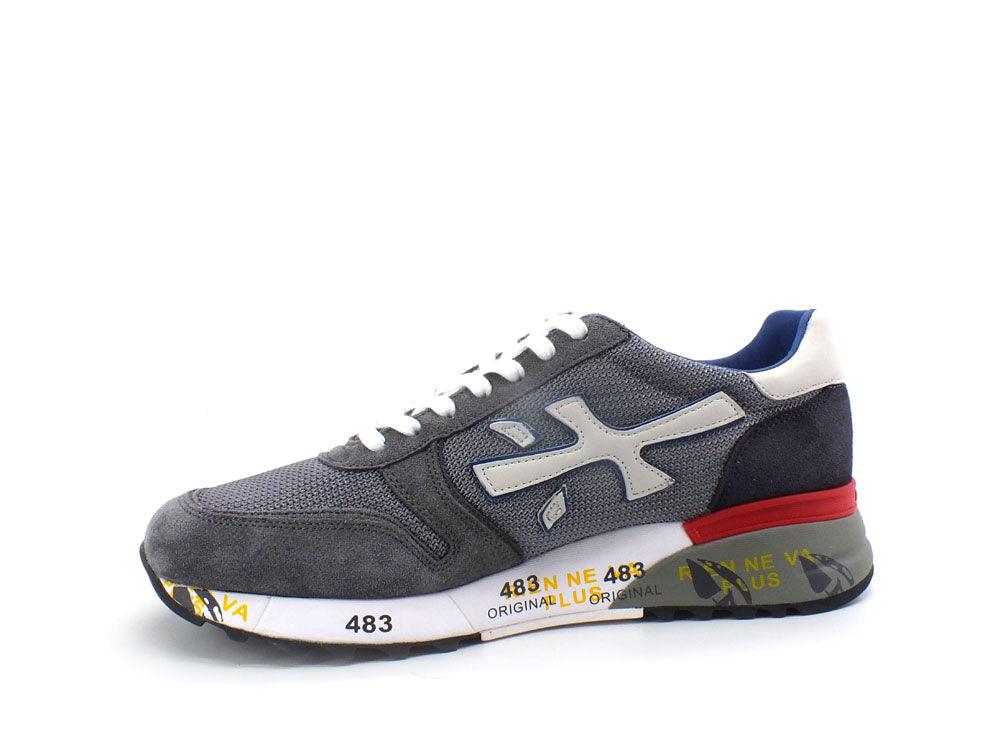 PREMIATA Mick Sneaker Suede Mesh Grey Grigio MICK5694 - Sandrini Calzature e Abbigliamento