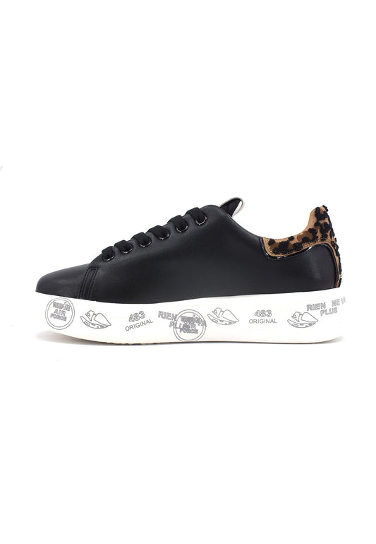 PREMIATA Sneaker Donna Black Leopard BELLE-6549 - Sandrini Calzature e Abbigliamento