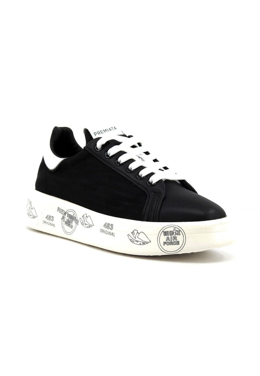 PREMIATA Sneaker Donna Black White BELLE-6278 - Sandrini Calzature e Abbigliamento