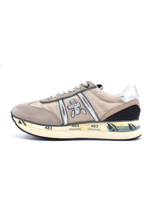 PREMIATA Sneaker Donna Tortora Beige CONNY-6491 - Sandrini Calzature e Abbigliamento