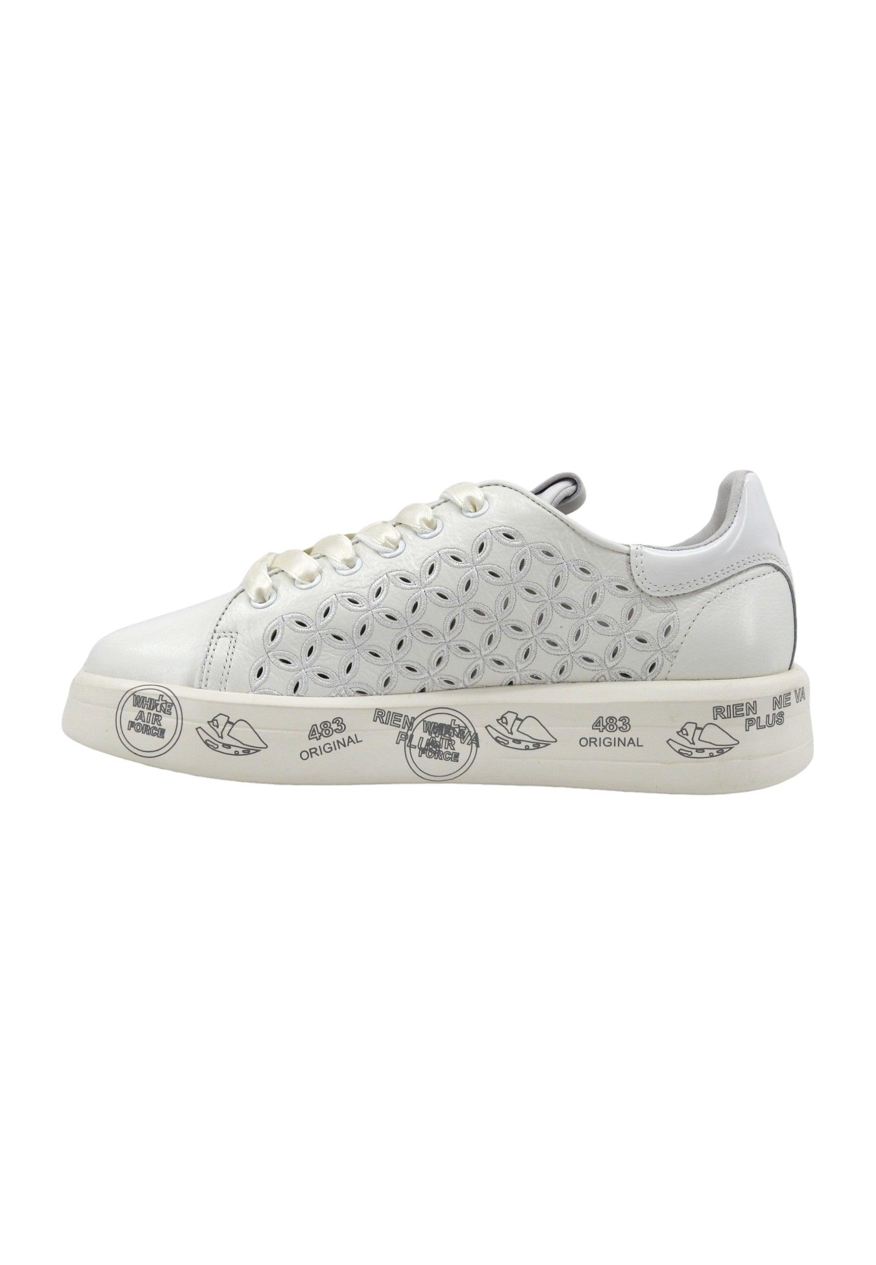 PREMIATA Sneaker Donna White BELLE-6283 - Sandrini Calzature e Abbigliamento
